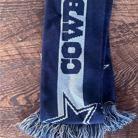 NFL Dallas Cowboys Navy Blue Winter Scarf | NWT - Picture 3 of 4